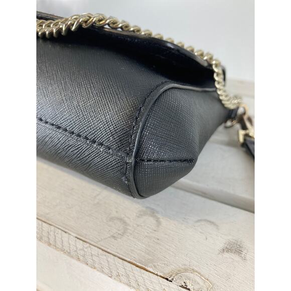KATE SPADE, SMALL BLACK SAFFIANO LEATHER CROSSBODY BAG (ASIS) - Picture 6 of 16